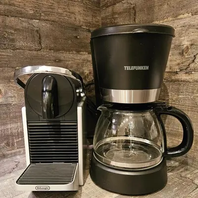 Kaffee-/Teezubehör in der Unterkunft Ferienwohnung Marlene