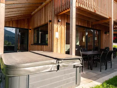 Ein Patio oder anderer Außenbereich in der Unterkunft Kreischberg W18