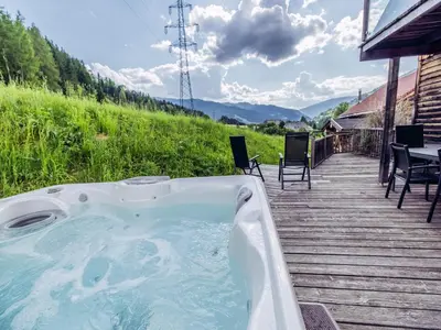Naturlandschaft in der Nähe des Chalets
