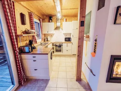 Küche/Küchenzeile in der Unterkunft Kreischberg W13