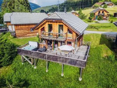 Naturlandschaft in der Nähe des Chalets
