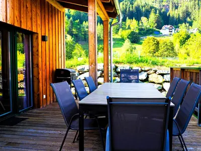 Naturlandschaft in der Nähe des Chalets
