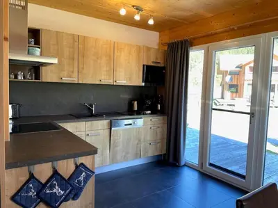 Küche/Küchenzeile in der Unterkunft Chalet Bellevue Murau