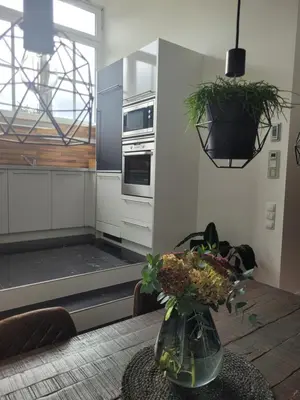 Küche/Küchenzeile in der Unterkunft Appartement Lockei
