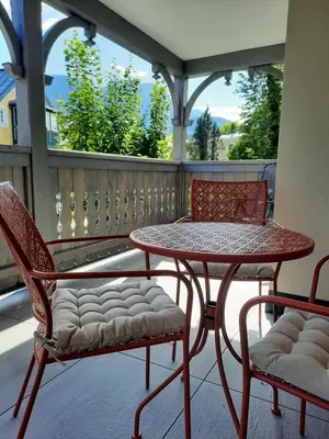 Ein Balkon oder eine Terrasse in der Unterkunft Refugium Bad Ischl