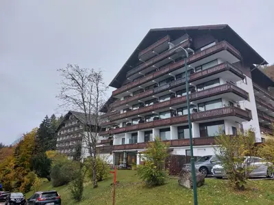 Das Gebäude in dem sich die Ferienwohnung befindet