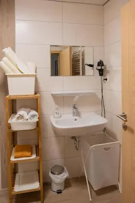 Ein Badezimmer in der Unterkunft Haus Alpenrose Obertraun