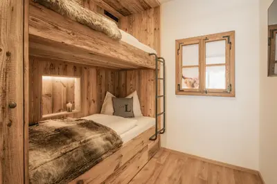 Ein Bett oder Betten in einem Zimmer der Unterkunft Das Liftplatzl