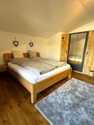 Ein Bett oder Betten in einem Zimmer der Unterkunft Haus Landzauber