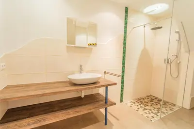 Ein Badezimmer in der Unterkunft Hoamathaus by Alpenidyll Apartments