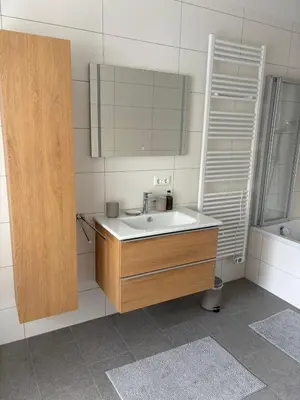 Ein Badezimmer in der Unterkunft Ferienwohnung Gmunden City