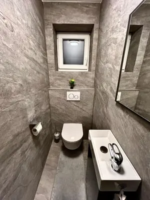 Ein Badezimmer in der Unterkunft My Appartements