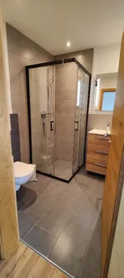 Ein Bett oder Betten in einem Zimmer der Unterkunft Haus Schartner Flachau