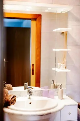 Ein Badezimmer in der Unterkunft Haus Michaela