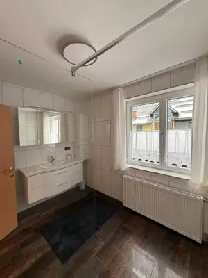 Ein Badezimmer in der Unterkunft Wohnung in Hüttau