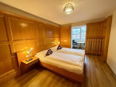 Ein Bett oder Betten in einem Zimmer der Unterkunft Appartementhaus Christophorus