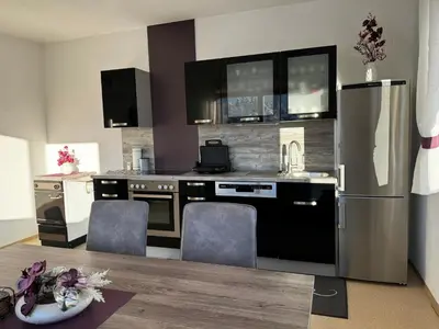 Küche/Küchenzeile in der Unterkunft Haus Grimm - Apartment Katharina