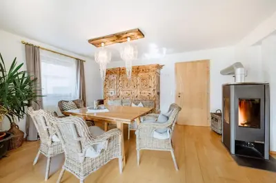 Ein Sitzbereich in der Unterkunft Ferienhaus Comfort