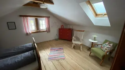 Ein Sitzbereich in der Unterkunft 11er Häusl