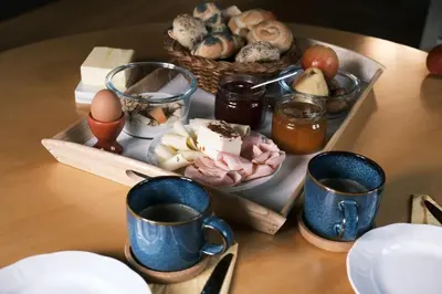 Essen in der Ferienwohnung oder in der Nähe