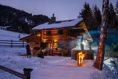 Almfrieden im Winter