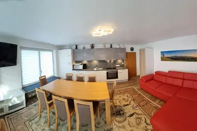 Küche/Küchenzeile in der Unterkunft Appartement-Reiteralm Schober