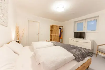 Ein Bett oder Betten in einem Zimmer der Unterkunft Radochsbergloft