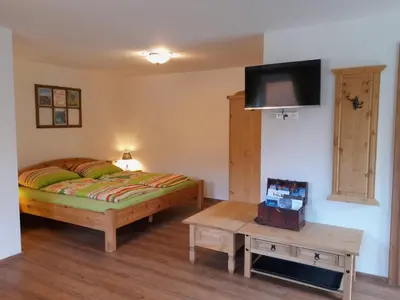 Ein Bett oder Betten in einem Zimmer der Unterkunft Appartement Berndlhof Mitterberg - Gröbming - Schladming