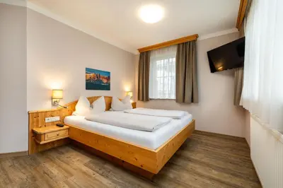 Ein Bett oder Betten in einem Zimmer der Unterkunft Haus am Hammerrain