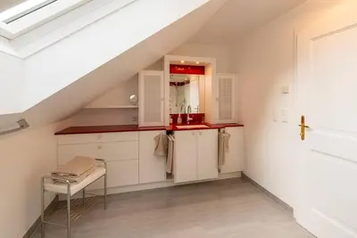 Küche/Küchenzeile in der Unterkunft Luxus Alpenparadies nahe Salzburg Sauna & Whirlpool
