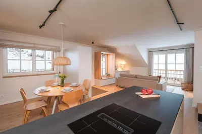 Ein Sitzbereich in der Unterkunft In der Hollau - Your Austrian Home