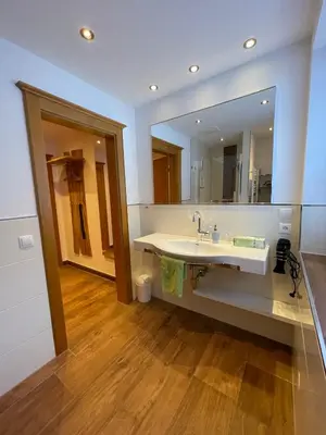 Ein Badezimmer in der Unterkunft Appartement Krahlehen