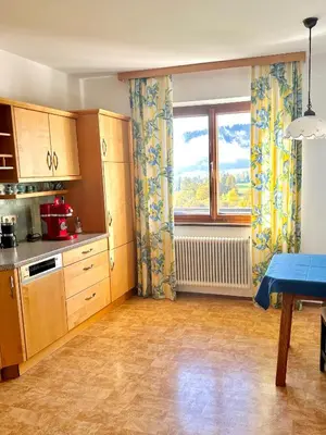 Küche/Küchenzeile in der Unterkunft Wald Appartement