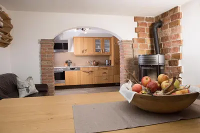 Küche/Küchenzeile in der Unterkunft Ferienhaus Pöttler
