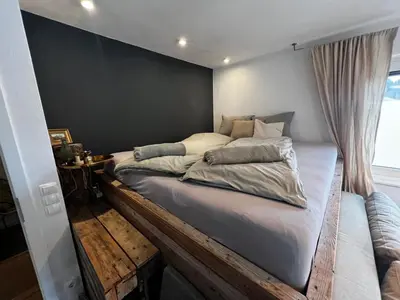 Ein Bett oder Betten in einem Zimmer der Unterkunft Flat Tom