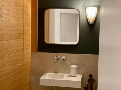 Ein Badezimmer in der Unterkunft Luxus Penthouse mit Panoramablick