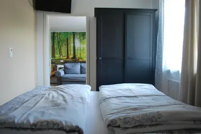 Ein Bett oder Betten in einem Zimmer der Unterkunft Pension Leprich