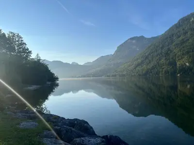 Naturlandschaft in der Nähe des Ferienhauses