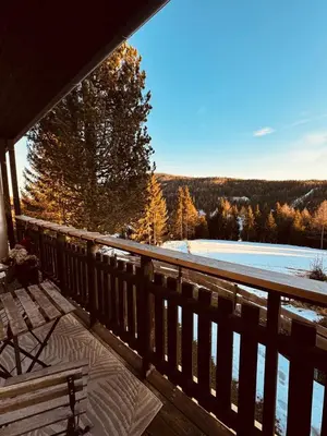Naturlandschaft in der Nähe des Chalets
