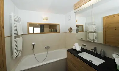 Ein Badezimmer in der Unterkunft Chalet Winterbauer