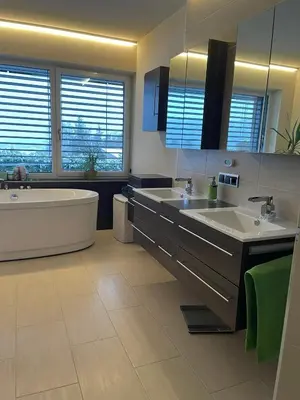 Grundriss der Unterkunft Modernes Haus mit super Aussicht