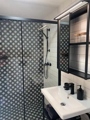 Ein Badezimmer in der Unterkunft Iris Apartments