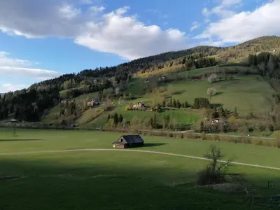 Naturlandschaft in der Nähe des Bauernhofs