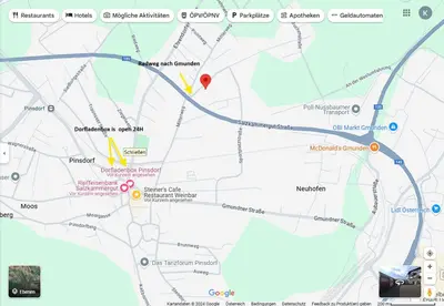 Grundriss der Unterkunft 1 Zimmer Appartement nahe Gmunden Top2