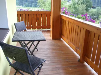 Ein Balkon oder eine Terrasse in der Unterkunft Landhaus Maurer