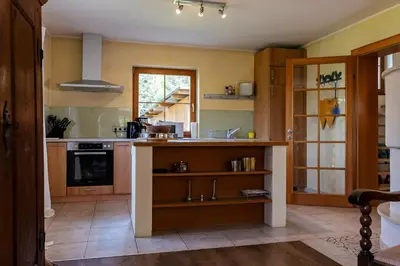 Küche/Küchenzeile in der Unterkunft Ferienhaus Altenmarktblick