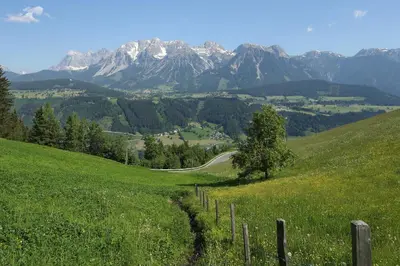 Naturlandschaft in der Nähe des Chalets