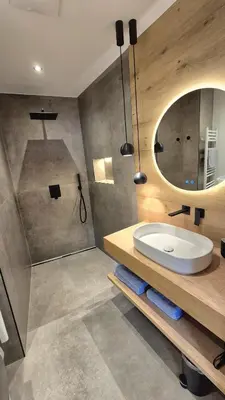 Ein Badezimmer in der Unterkunft Apartment Sunplatzl