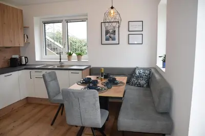 Küche/Küchenzeile in der Unterkunft Lenau Apartment