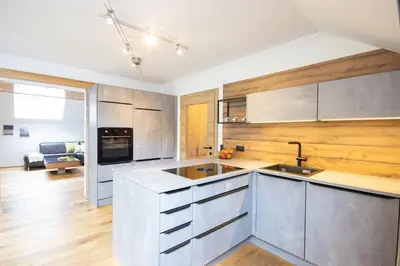 Küche/Küchenzeile in der Unterkunft Appartement Riedingtal